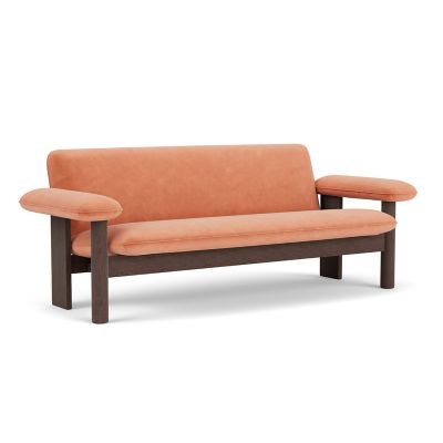 Audo Copenhagen Brasilia 2-Seater Sofa - Color: Brown - 8156202-020800ZZ