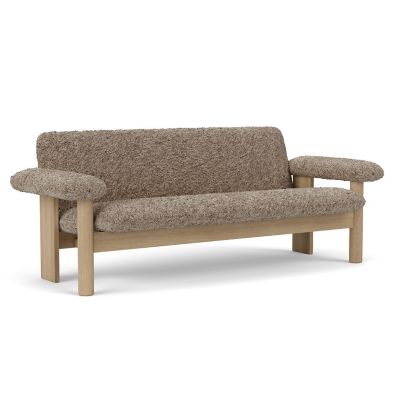 Audo Copenhagen Brasilia 2-Seater Sofa - Color: Brown - 8156207-000000ZZ