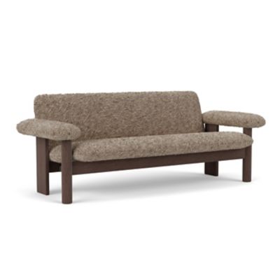 Audo Copenhagen Brasilia 2-Seater Sofa - Color: Brown - 8156207-010000ZZ