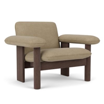 Audo Copenhagen Brasilia Low Back Lounge Chair in Beige