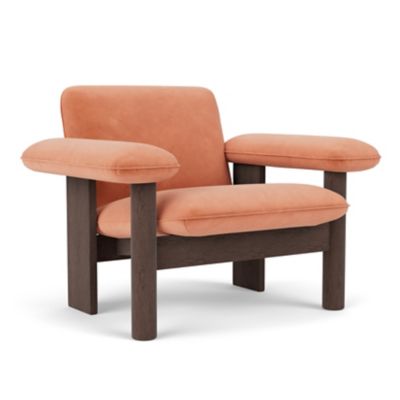 Audo Copenhagen Brasilia Low Back Lounge Chair - Color: Brown - 8156002-010