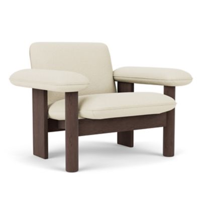 Audo Copenhagen Brasilia Low Back Lounge Chair in White