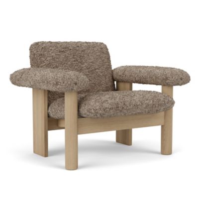Audo Copenhagen Brasilia Low Back Lounge Chair in Beige