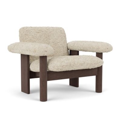Audo Copenhagen Brasilia Low Back Lounge Chair in Beige