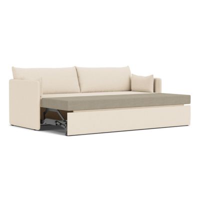 Audo Copenhagen Offset Sofa Bed - Color: White - Size: 3 Seater - 9851201-0