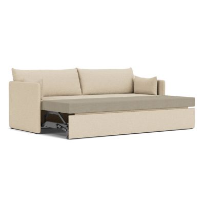 Audo Copenhagen Offset Sofa Bed - Color: Cream - Size: 3 Seater - 71060-005