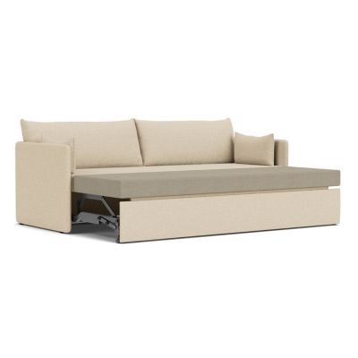 Audo Copenhagen Offset Sofa Bed - Color: Cream - Size: 3 Seater - 9851201-0