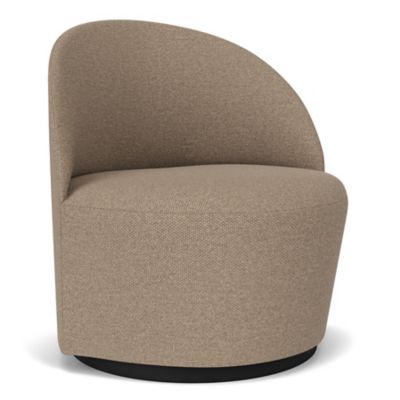 Audo Copenhagen Tearoom Swivel Lounge Chair with Return - Color: Grey - 960
