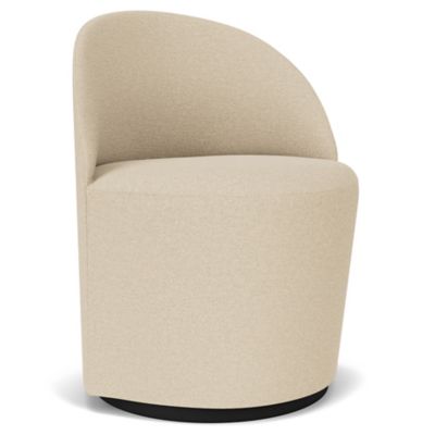 Audo Copenhagen Tearoom Swivel Side Chair with Return - Color: White - 9609