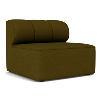 Audo Copenhagen Eave Seamline Modular Open Section Sofa - Color: Green - Si