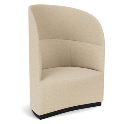 Audo Copenhagen Tearoom Lounge Chair, High Back - Color: Cream - 9607101-02