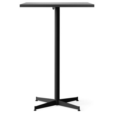 Audo Copenhagen Nook Rectangular Bar/Counter Table with Star Base in Black