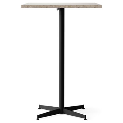 Audo Copenhagen Nook Rectangular Bar/Counter Table with Star Base in Red