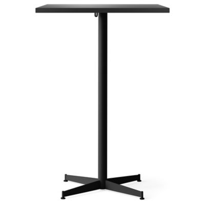 Audo Copenhagen Nook Rectangular Bar/Counter Table with Star Base in Black