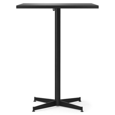 Audo Copenhagen Nook Rectangular Bar/Counter Table with Star Base in Black