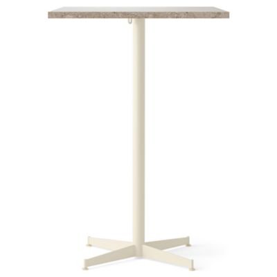 Audo Copenhagen Nook Rectangular Bar/Counter Table with Star Base in Red