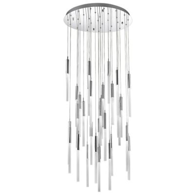 Avenue Lighting Main St. Multi-Light Pendant Light - Color: White - Size: 3