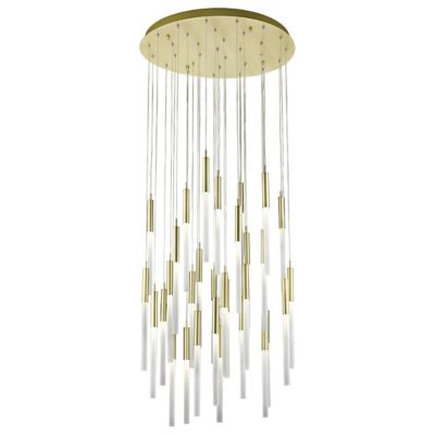 Avenue Lighting Main St. Multi-Light Pendant Light - Color: White - Size: 3