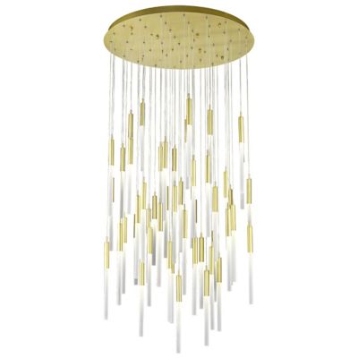 Avenue Lighting Main St. Multi-Light Pendant Light - Color: White - Size: 5