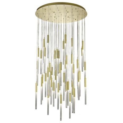 Avenue Lighting Boa Circular Multi-Light Pendant Light - Color: Brass - Siz