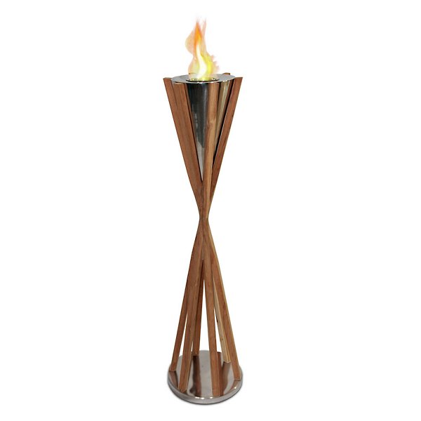 Southampton Teak Indoor/Outdoor Fireplace - Color: Brown - Size: 51"" - Anywhere Fireplace 90218