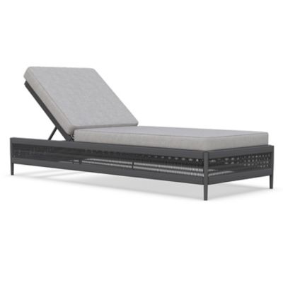 Azzurro Living Catalina Outdoor Chaise Lounge - Color: Black - CAT-R07L1-CU