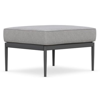 Azzurro Living Catalina Outdoor Ottoman - Color: Black - CAT-R07OT-CU