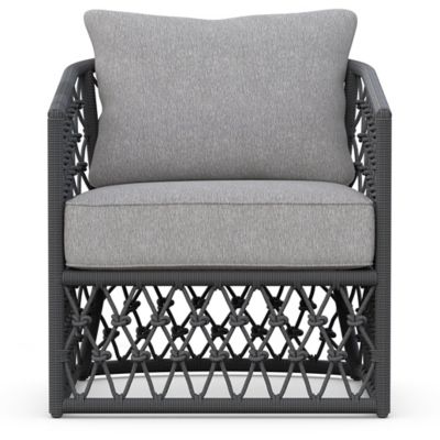 Azzurro Living Amelia Outdoor Club Chair - Color: Grey - AME-R07S1-CU