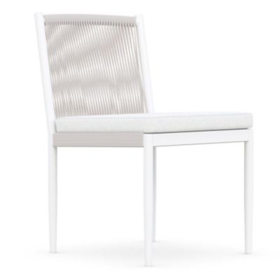 Azzurro Living Catalina Outdoor Side Chair - Color: White - CAT-R03DA-CU