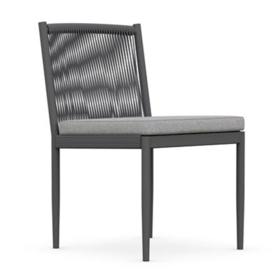 Azzurro Living Catalina Outdoor Side Chair - Color: Black - CAT-R07DA-CU