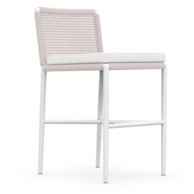 Azzurro Living Corsica Outdoor Stool - Color: White - Size: Counter - COR-R