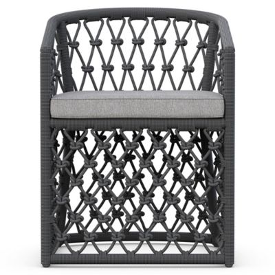 Azzurro Living Amelia Outdoor Dining Chair - Color: Grey - AME-R07D-CU