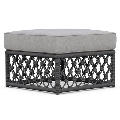 AZR2434308 Azzurro Living Amelia Outdoor Ottoman - Color: Gre sku AZR2434308