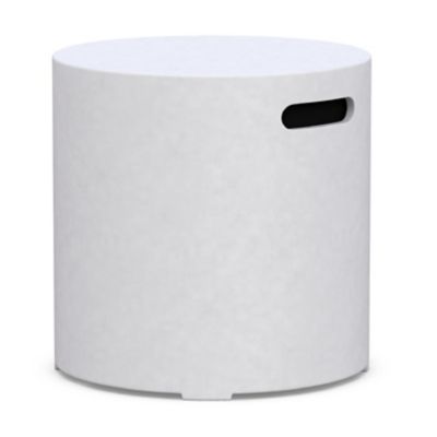 Azzurro Living Cabo Outdoor Fire Table Tank Cover - Color: White - CAB-TCC1