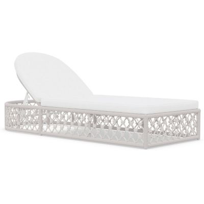 Azzurro Living Amelia Outdoor Lounge Chair - Color: White - AME-R06L1-CU