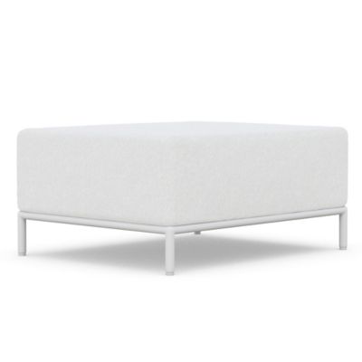 AZR2434464 Azzurro Living Kamari Outdoor Ottoman - Color: Whi sku AZR2434464