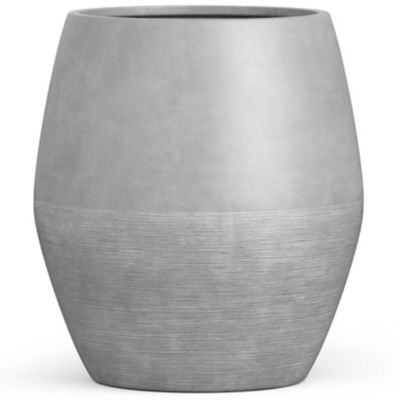 Azzurro Living Durban Outdoor Planter - Color: Grey - Size: 24- - DUR-C1