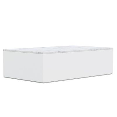 Azzurro Living Porto Outdoor Coffee Table - Color: White - POR-A16CT