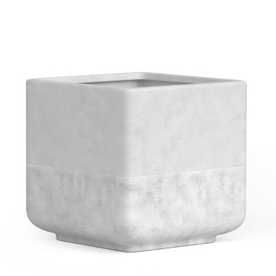 Azzurro Living Pacifica Outdoor Planter - Color: White - Size: Small - PAC-