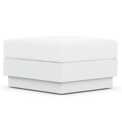 Azzurro Living Porto Outdoor Ottoman - Color: White - POR-R01OT-CU