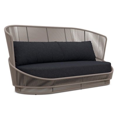 Azzurro Living Palma Outdoor 3 Seater Sofa - Color: Grey - PMA-TR18S3-CU