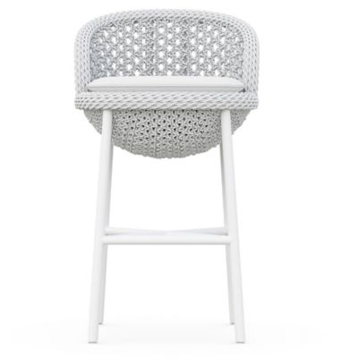 Azzurro Living Montauk Outdoor Bar Stool - Color: Grey - MTK-R01BS-CU