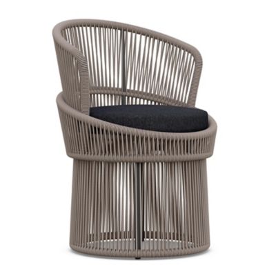 Azzurro Living Palma Outdoor Swivel Dining Chair - Color: Grey - PMA-TR18DS