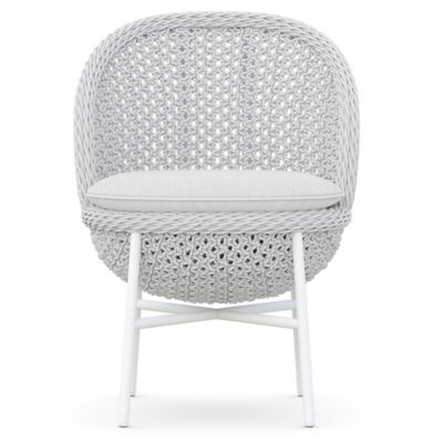 Azzurro Living Montauk Outdoor Dining Chair - Color: Grey - MTK-R01D-CU