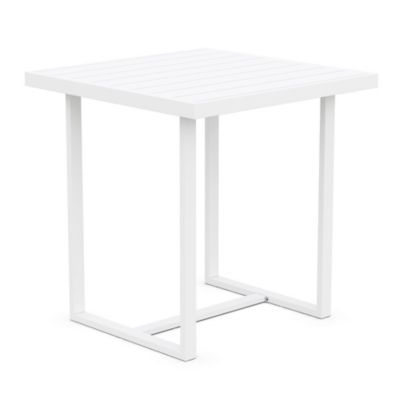 Azzurro Living Pavia Outdoor Bar/Counter Table - Color: White - PAV-A17CRT