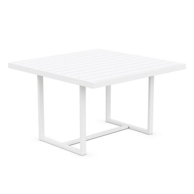 Azzurro Living Pavia Outdoor Square Dining Table in White