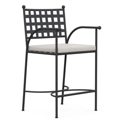 Azzurro Living Athens Outdoor Bar/Counter Stool in Beige