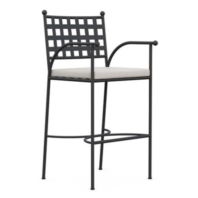 Azzurro Living Athens Outdoor Bar/Counter Stool in Beige