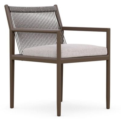 Azzurro Living Madeira Outdoor Dining Armchair in Grey