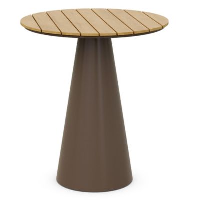 Azzurro Living Leon Outdoor Alpine Weather Wood Bar/Counter Table in Bronze